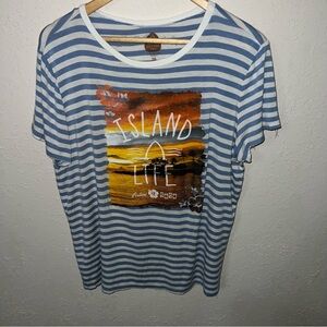 Disney Shirt Aulani Resort Hawaii 2020 Island Life Sunset Graphic Tee Size 1X